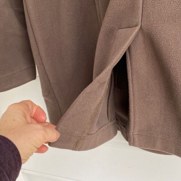‎Athleta Switchback Fleece Peacoat Brown Medium - Picture 10 of 15